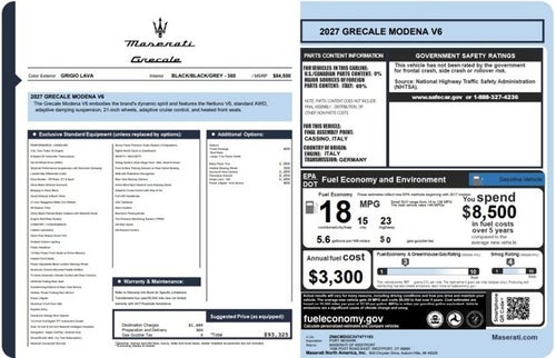 2027 Maserati Grecale Modena V6