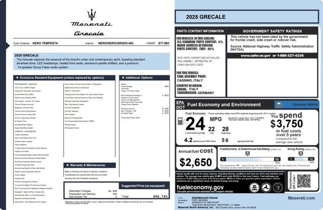 2025 Maserati Grecale 