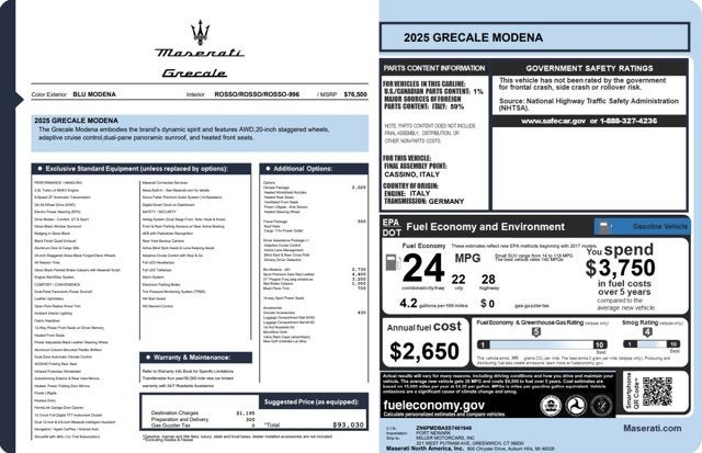 2025 Maserati Grecale Modena