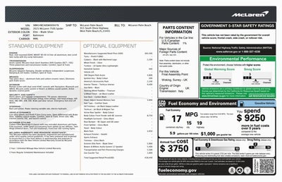 2025 McLaren 750S Spider TechLux