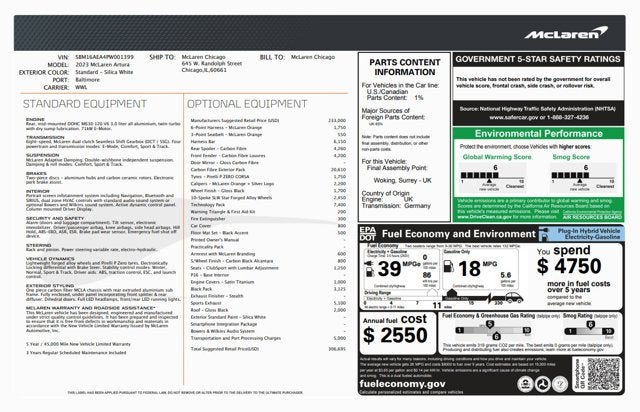 2023 McLaren Artura Base