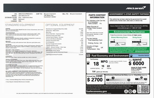 2023 McLaren GT Luxe