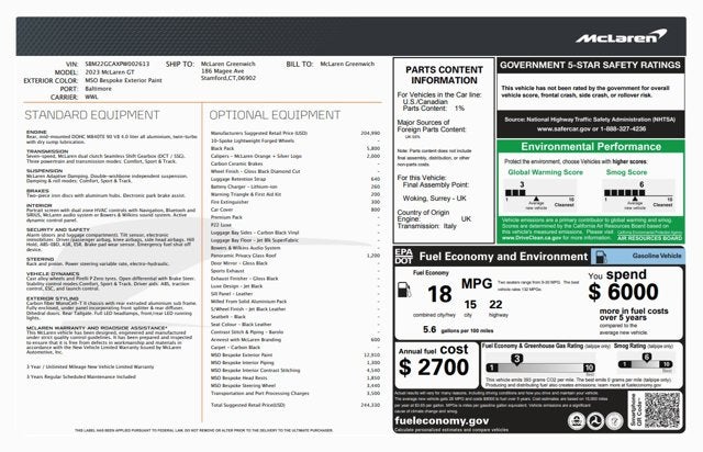 2023 McLaren GT Luxe