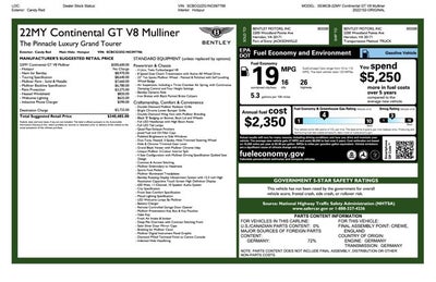 2022 Bentley Continental GT V8