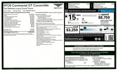 2020 Bentley Continental W12