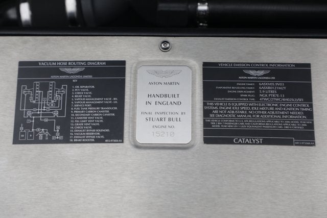 2006 Aston Martin V12 Vanquish S