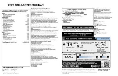 2026 Rolls-Royce Cullinan 