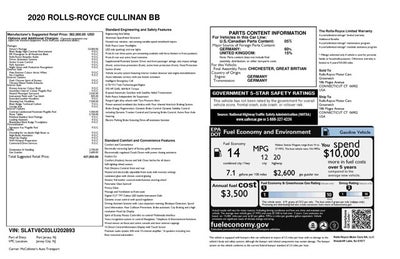 2020 Rolls-Royce Cullinan Black Badge