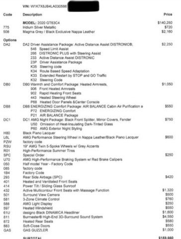 2020 Mercedes-Benz AMG® GT 63