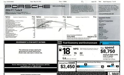 2026 Porsche 911 Turbo S