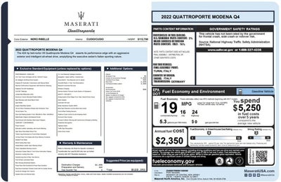2022 Maserati Quattroporte Modena Q4