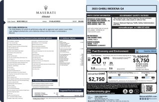 2023 Maserati Ghibli Modena Q4