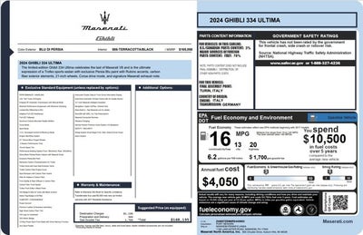 2024 Maserati Ghibli 334 Ultima