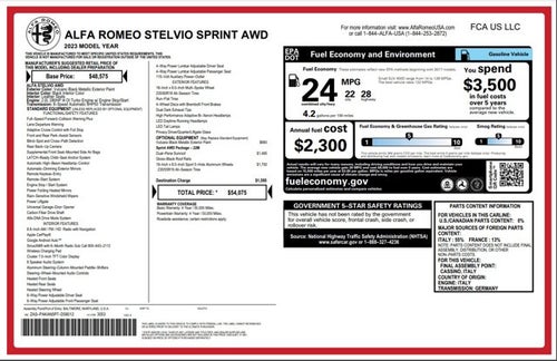 2023 Alfa Romeo Stelvio Sprint