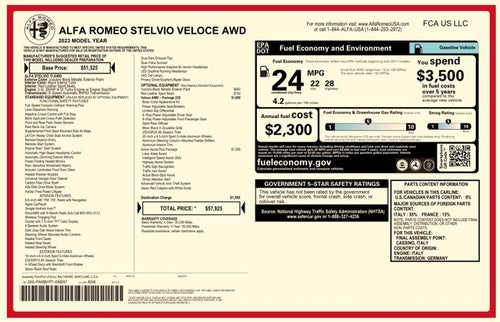 2023 Alfa Romeo Stelvio Veloce