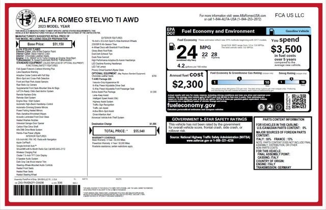 2023 Alfa Romeo Stelvio Ti