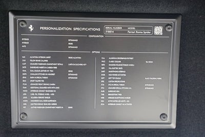 2025 Ferrari Roma Spider Base