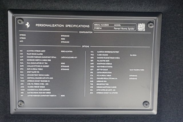 2025 Ferrari Roma Spider Base