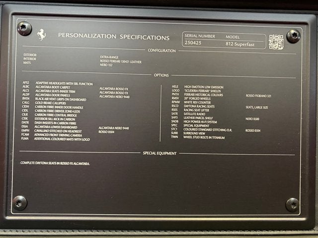 2020 Ferrari 812 Superfast Base