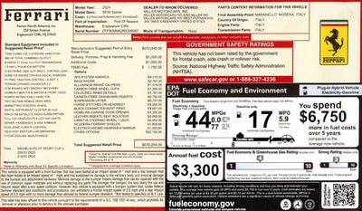 2024 Ferrari SF90 Spider Base
