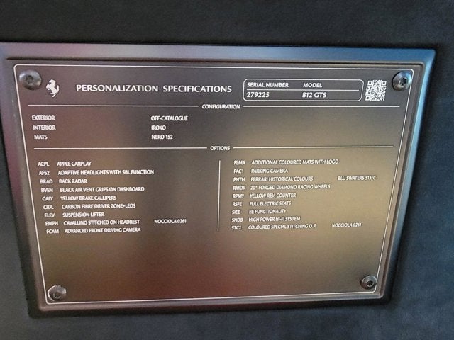 2022 Ferrari 812 GTS Base
