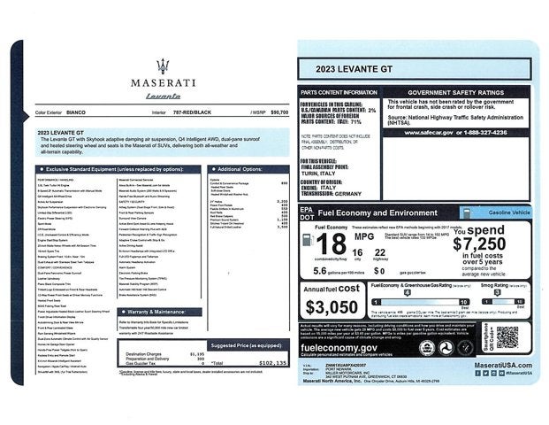 2023 Maserati Levante GT