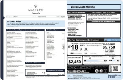 2022 Maserati Levante Modena