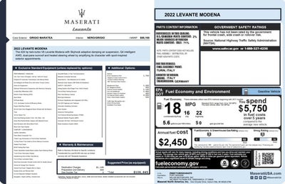2022 Maserati Levante Modena