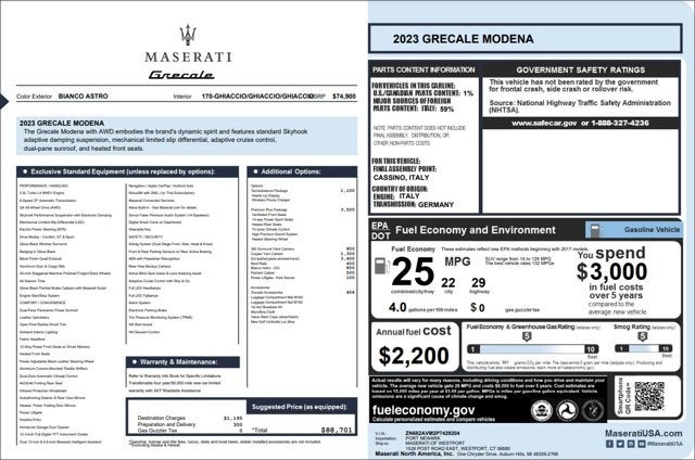 2023 Maserati Grecale Modena