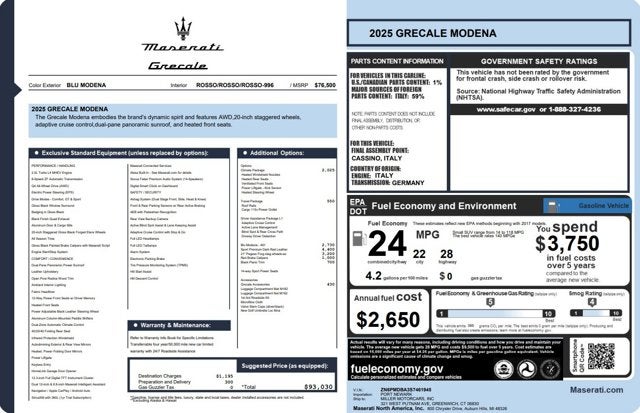 2025 Maserati Grecale Modena