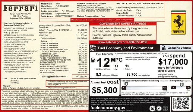 2025 Ferrari Purosangue Base