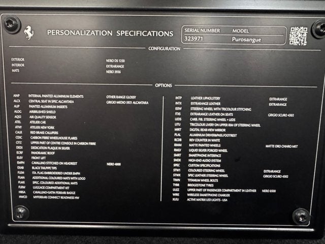 2025 Ferrari Purosangue Base